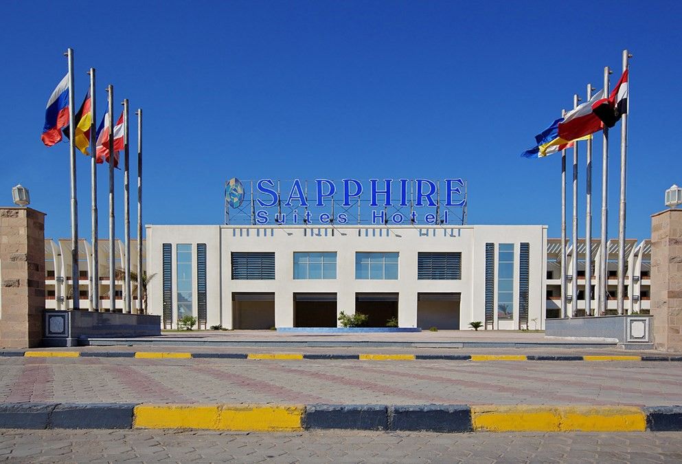 Golden 5 Sapphire Suites Hotel Hurghada Esterno foto