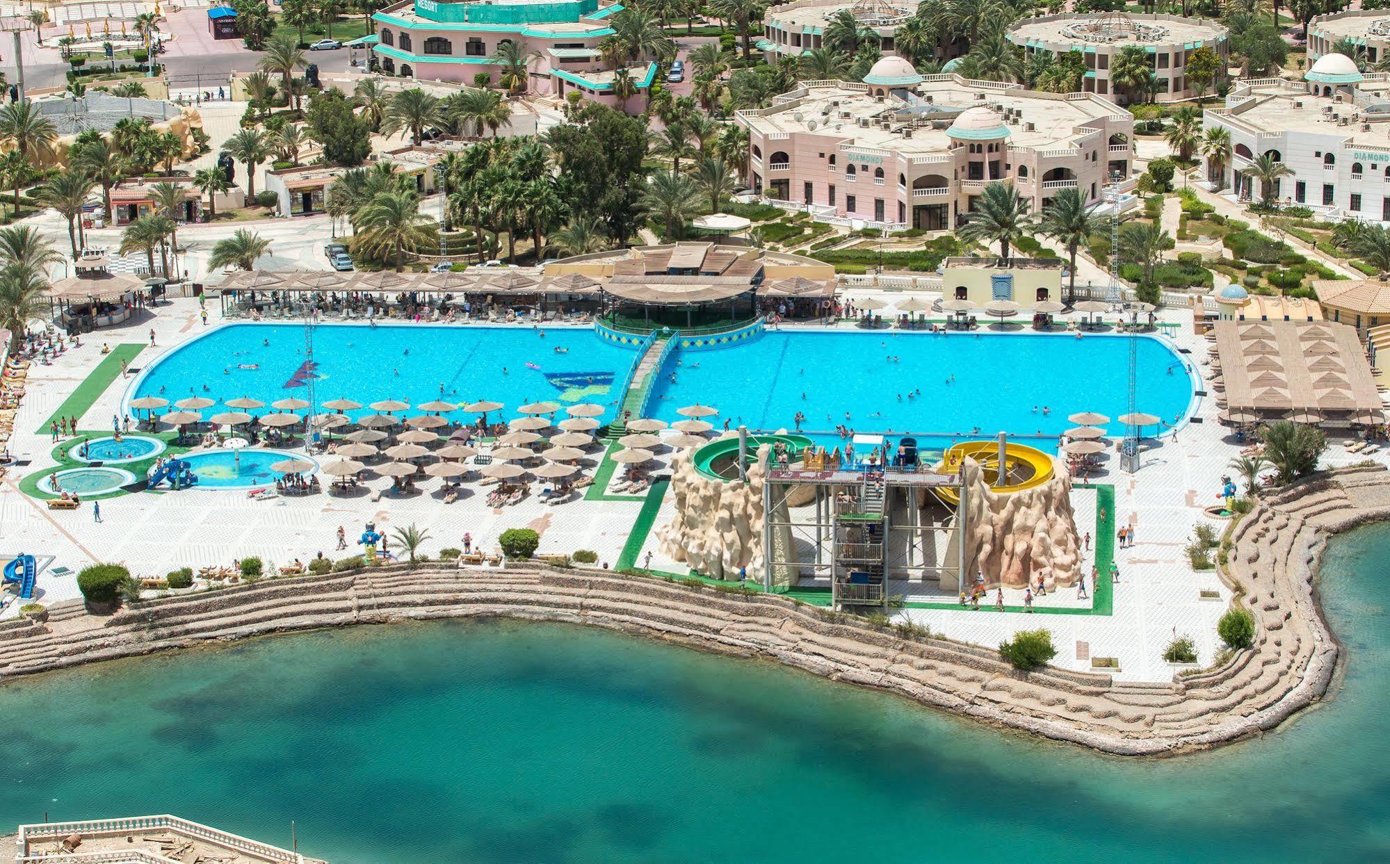 Golden 5 Sapphire Suites Hotel Hurghada Esterno foto