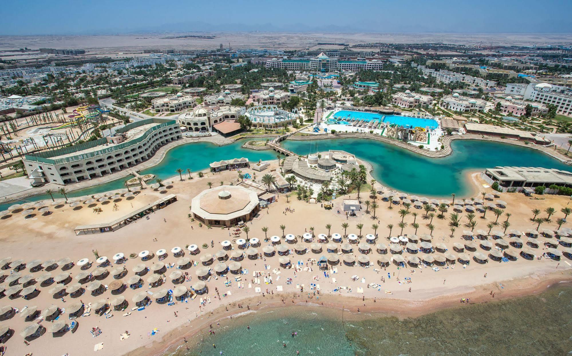 Golden 5 Sapphire Suites Hotel Hurghada Esterno foto