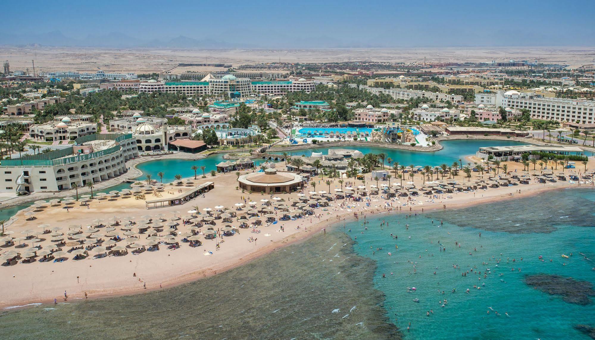 Golden 5 Sapphire Suites Hotel Hurghada Esterno foto
